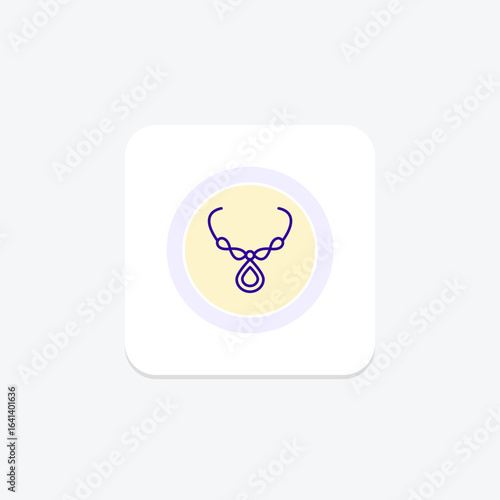 Silver Infinity Necklace, vector, pixel perfect, illustrator file