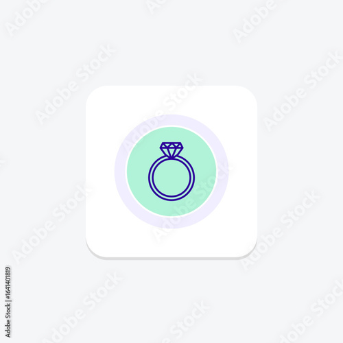 Diamond Clover Ring, vector, pixel perfect, illustrator file