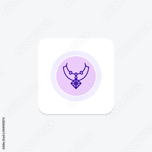Diamond Butterfly Necklace, vector, pixel perfect, illustrator file