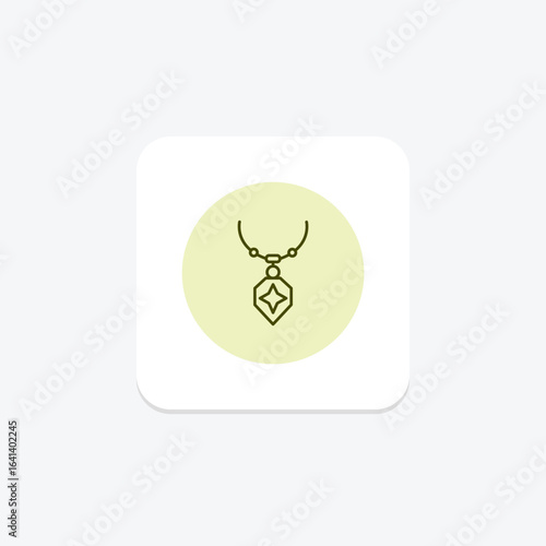 Silver Pendant, vector, pixel perfect, illustrator file
