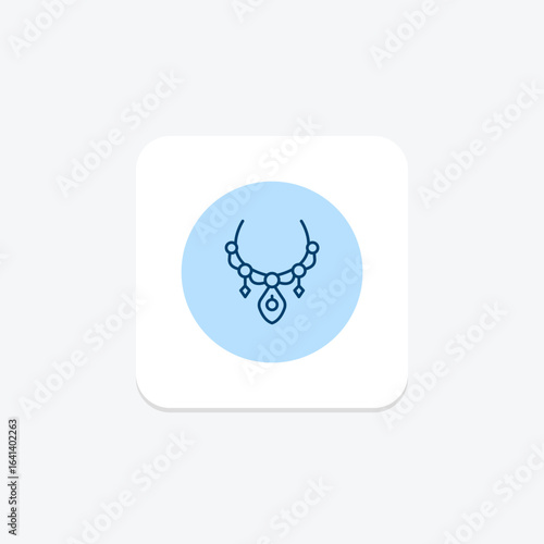 Statement Necklace, vector, pixel perfect, illustrator file