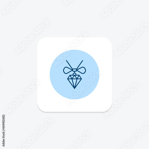 Diamond Bow Pendant, vector, pixel perfect, illustrator file