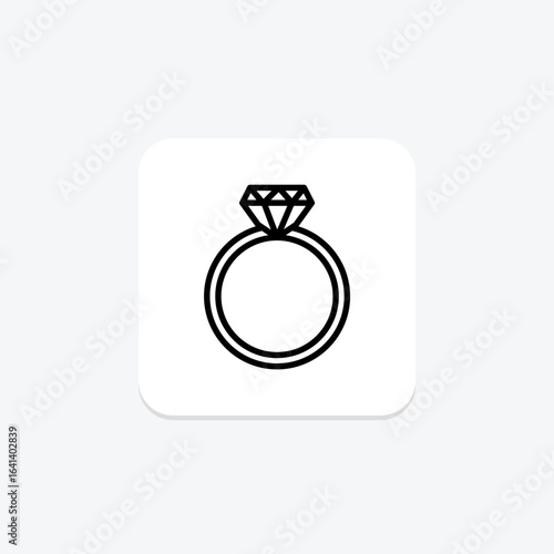 Diamond Clover Ring, vector, pixel perfect, illustrator file