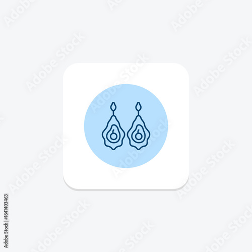 Geode Slice Earrings, vector, pixel perfect, illustrator file