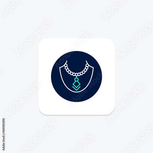 Layered Necklace, vector, pixel perfect, illustrator file