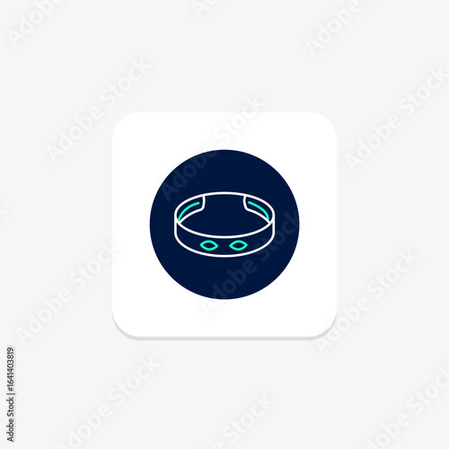 Gold Bangle Bracelet, vector, pixel perfect, illustrator file