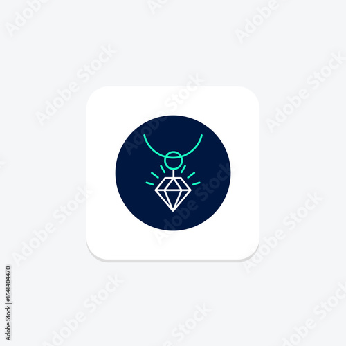 Diamond Sun Pendant, vector, pixel perfect, illustrator file