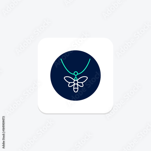 Gold Dragonfly Pendant, vector, pixel perfect, illustrator file