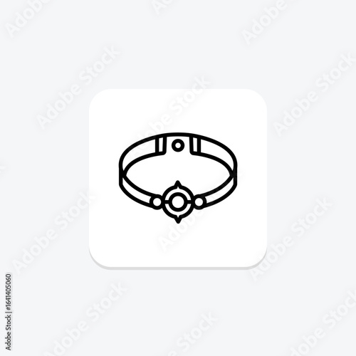 Gold And Emerald Bracelet, vector, pixel perfect, illustrator file