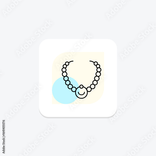 Pearl Necklace, vector, pixel perfect, illustrator file