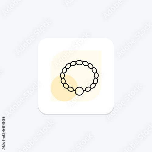 Rose Gold Bracelet, vector, pixel perfect, illustrator file