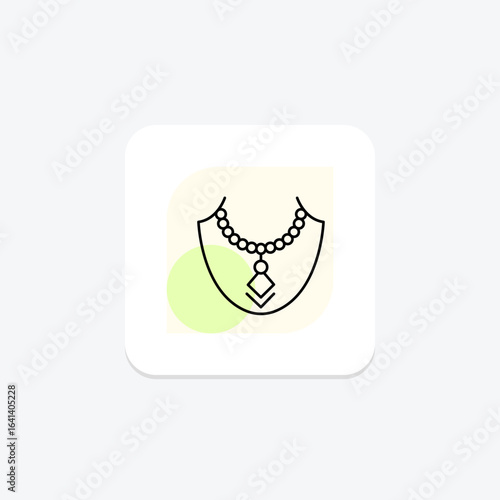 Layered Necklace, vector, pixel perfect, illustrator file