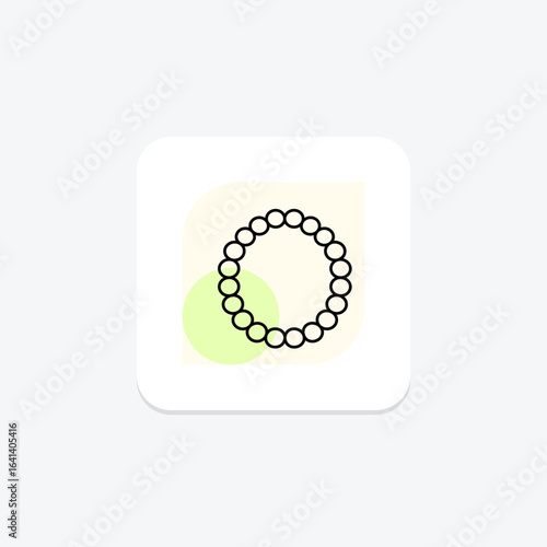 Pearl Bracelet, vector, pixel perfect, illustrator file