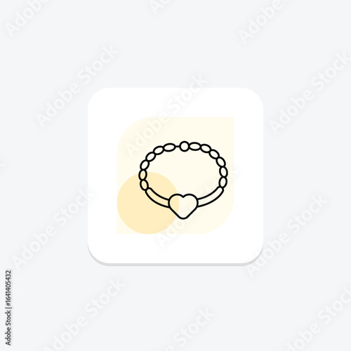 Silver Name Bracelet, vector, pixel perfect, illustrator file