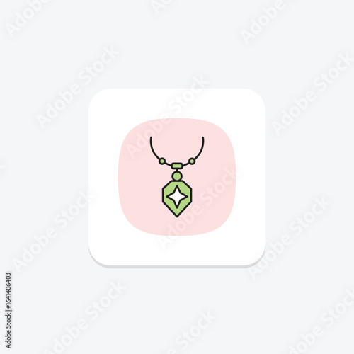 Silver Pendant, vector, pixel perfect, illustrator file
