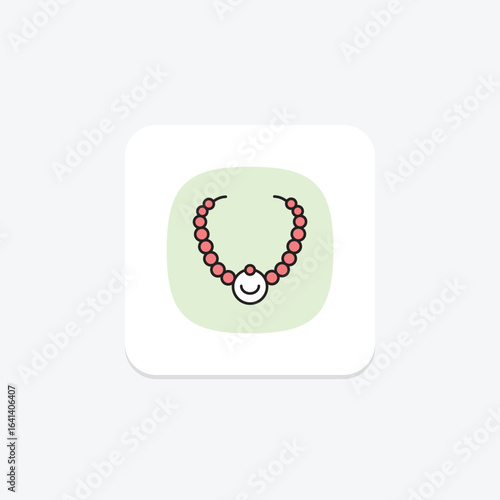 Pearl Necklace, vector, pixel perfect, illustrator file