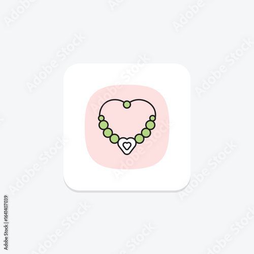 Silver Heart Bracelet, vector, pixel perfect, illustrator file