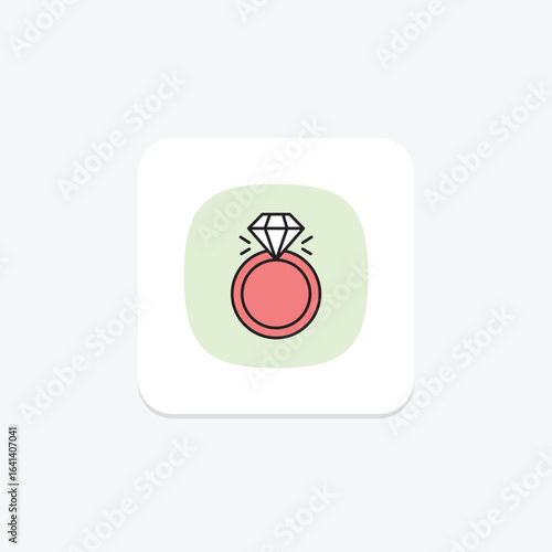 Diamond Wave Ring, vector, pixel perfect, illustrator file