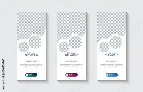 travel roll-up banner, promotion, resort, signage, stand, summer, sun, template, tour, tourism, banners, beach, booking, business, exotic, guide, holiday,