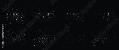Foto Vector snowflakes snowbank vector illustration background design set