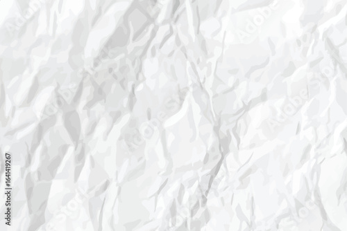 White clean crumpled paper