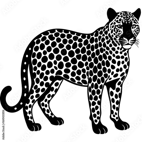 leopard vector silhouette