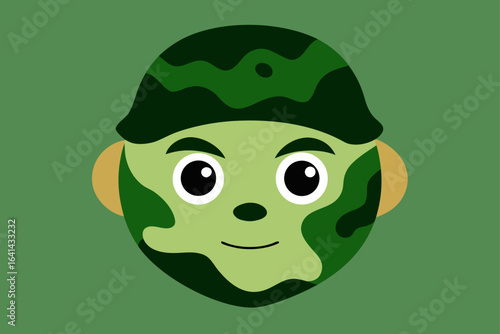 green alien monster