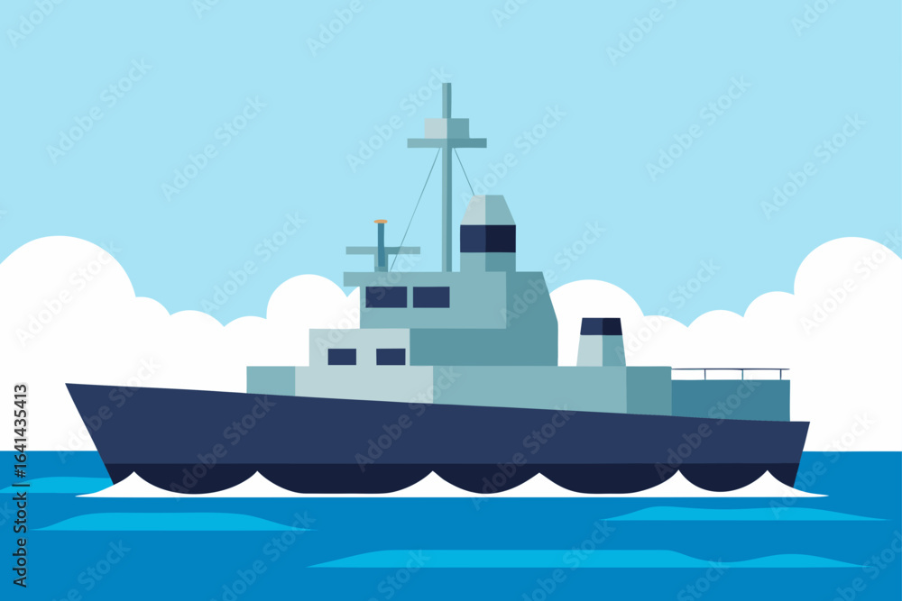 Fototapeta premium ship on the water