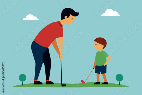 golf player silhouette
