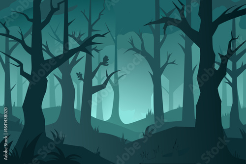 spooky halloween night