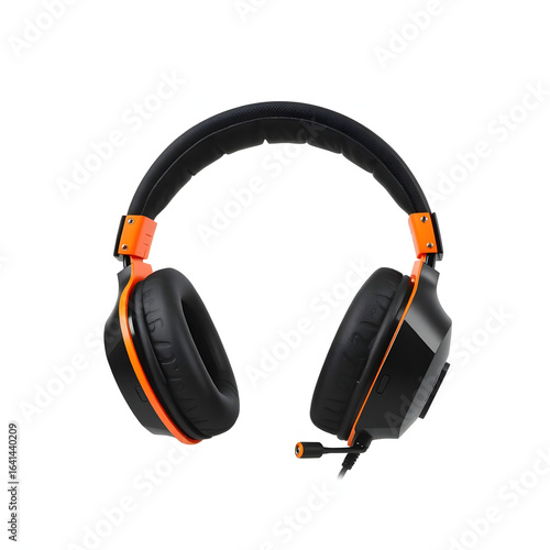 headphones on white background