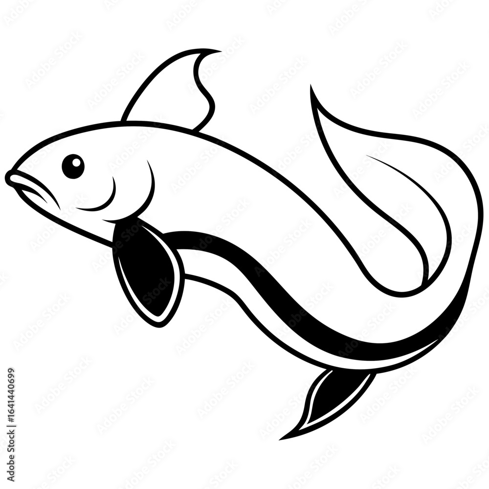 Fototapeta premium fish vector illustration