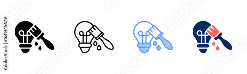 Creative Burst icon sheet multiple style collection
