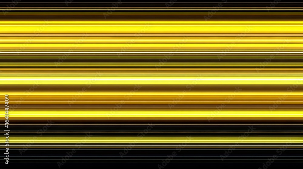 Obraz premium Horizontal lines of varying gold tones on a black background.
