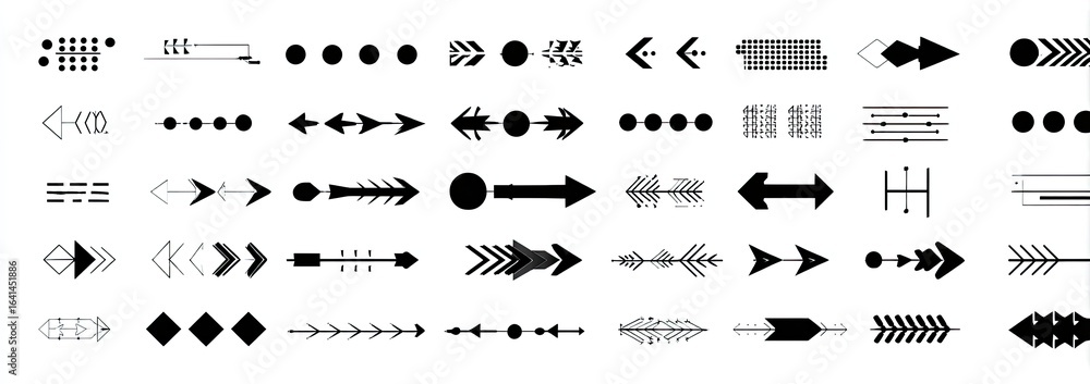 Fototapeta premium Collection of graphic design elements