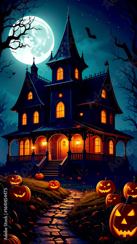Gruselige Villa, Halloween 