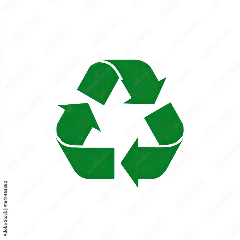Obraz premium Green recycling symbol (1)