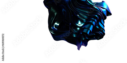 blue wave abstract backgrou...