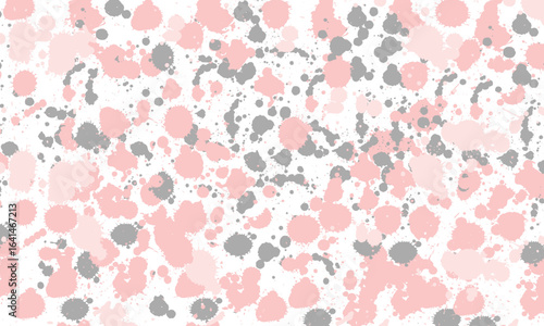 Large collection of colorful detailed ink splats