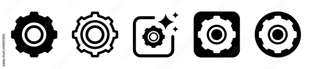 Gear icon set. Buttons for generate cog with artificial intelligence. Icons for app, website and user interface. Transparent PNG and vector illustration. Gear icon set. Buttons for generate cog with artificial intelligence. Icons for app, website and user interface. Transparent PNG and vector illustration.