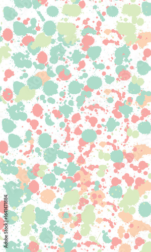 Wallpaper Mural Large collection of colorful ink splats Torontodigital.ca