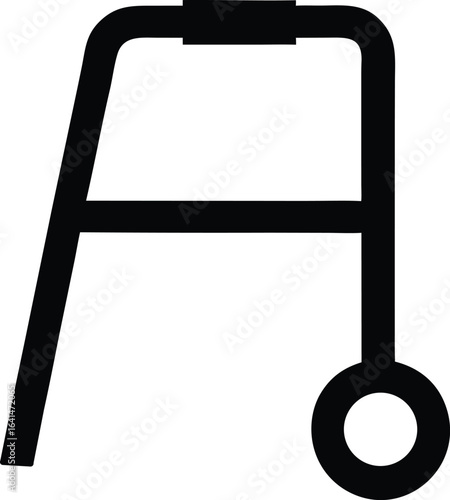 walker tool icon sign vector