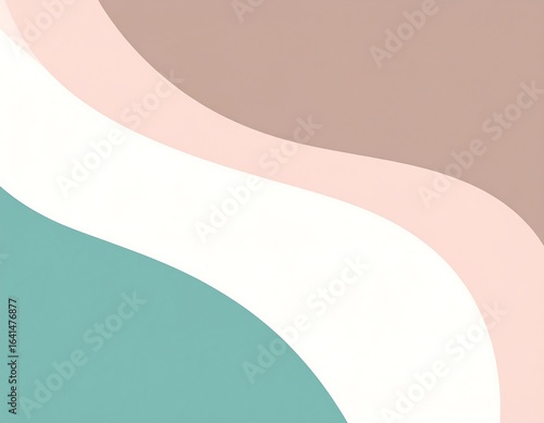 Abstract flowing pastel shades background composition, smooth textures surface