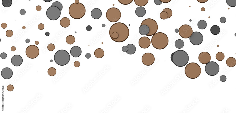 Fototapeta premium Sky confetti flying in the sky during Pride parade