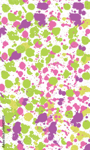 Wallpaper Mural Large colorful ink splats vector pack Torontodigital.ca