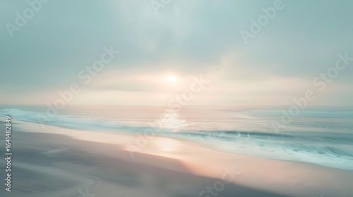 sunset over the sea