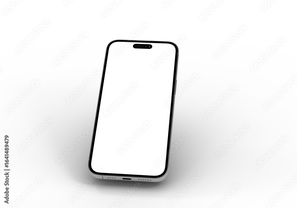 High-quality stock photo of a modern smartphone with a blank screen, perfect for app presentations or website designs. High-quality stock photo of a modern smartphone with a blank screen, perfect for app presentations or website designs.