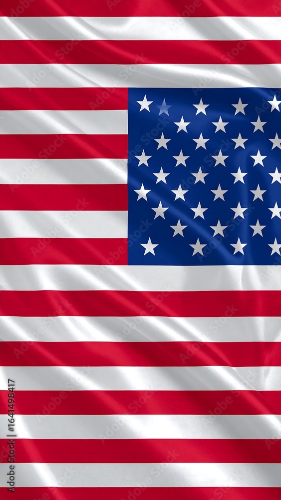 Fototapeta premium American flag with fabric texture