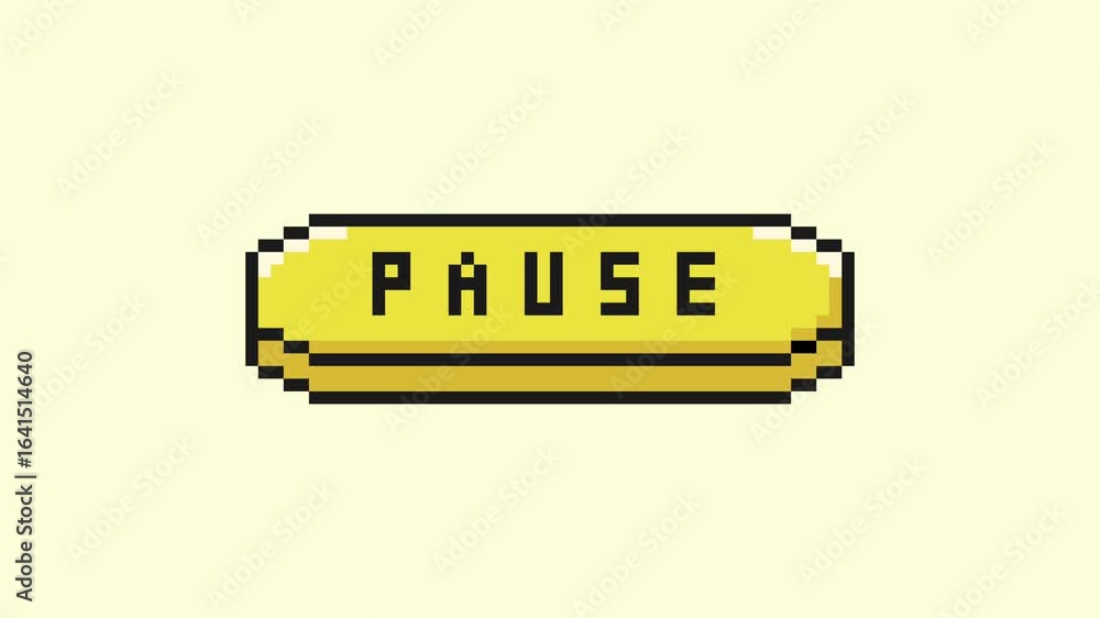 A video that clicks the pixel pause game button