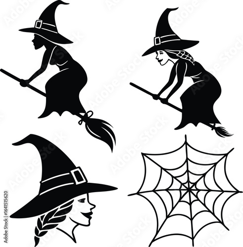  Witch Silhouette Collection